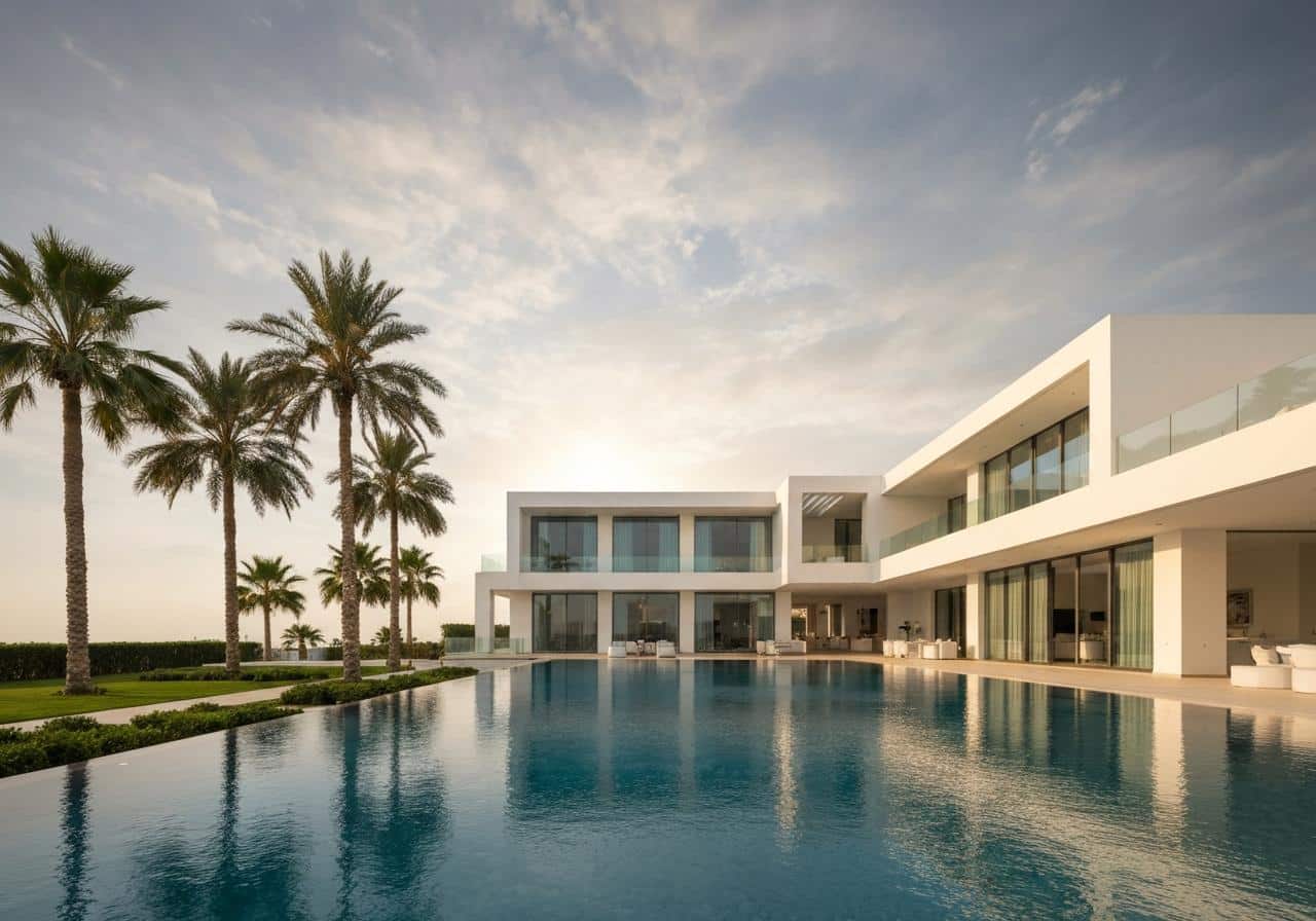Villa de luxe rénovée bord de mer Dubaï investissement immobilier