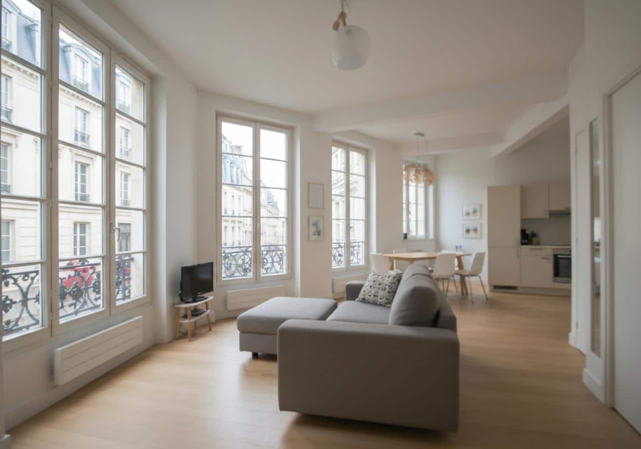 Appartement meublé moderne dans centre-ville touristique français